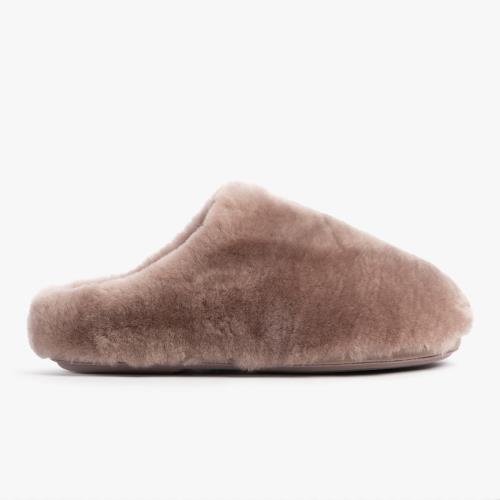 Ladies Louise Sheepskin Slipper Coffee Extra Image 3